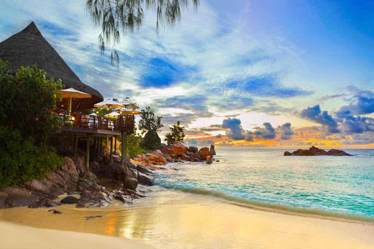 Strand auf den Seychellen