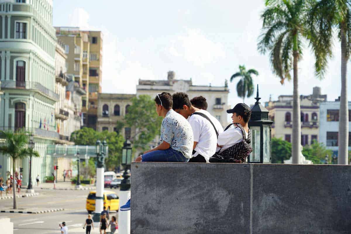 Schüler in Havanna