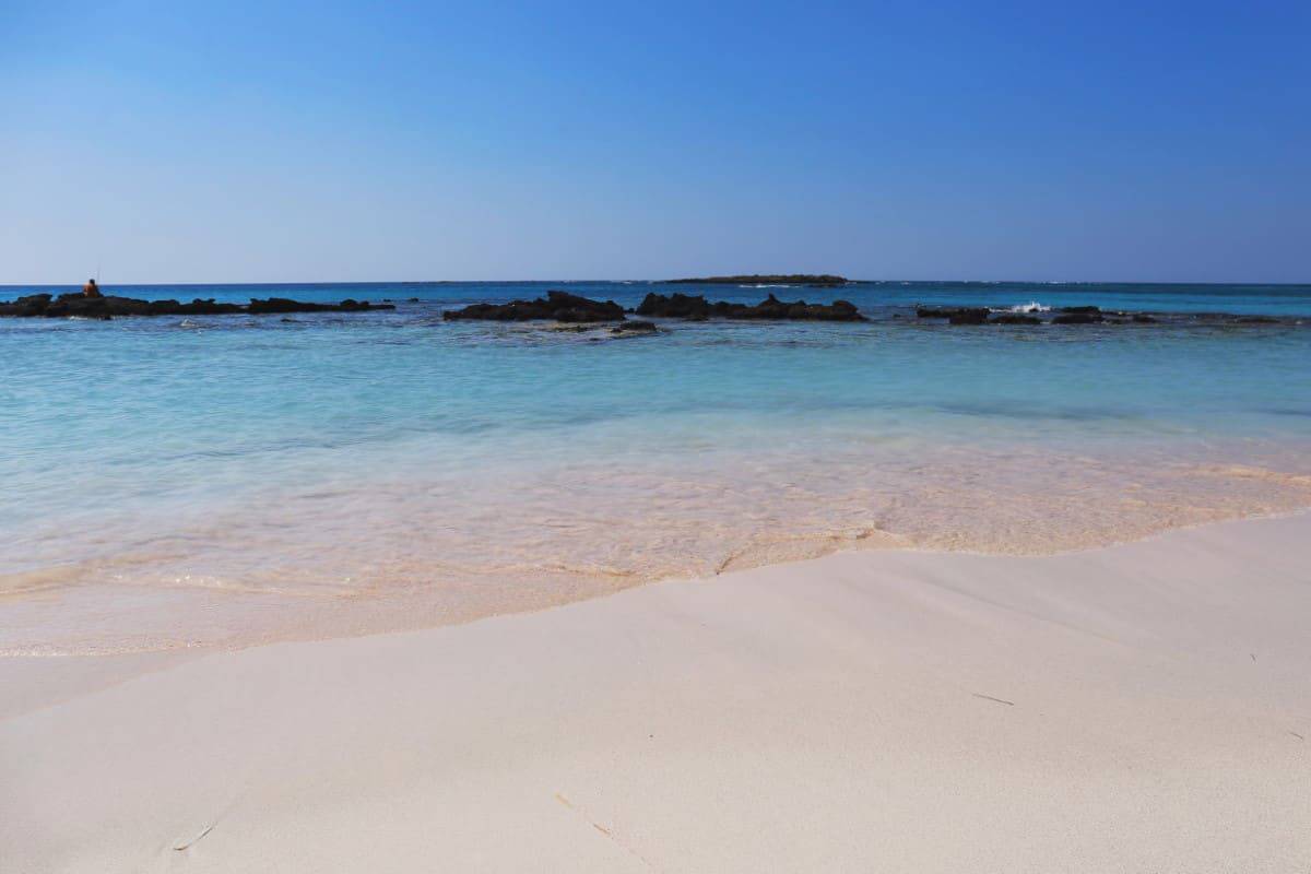 Rosa Strand am Elafonisi Beach in Griechenland