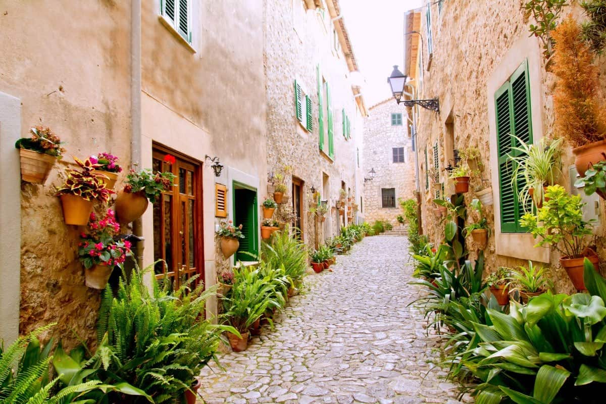 Gasse in Mallorca