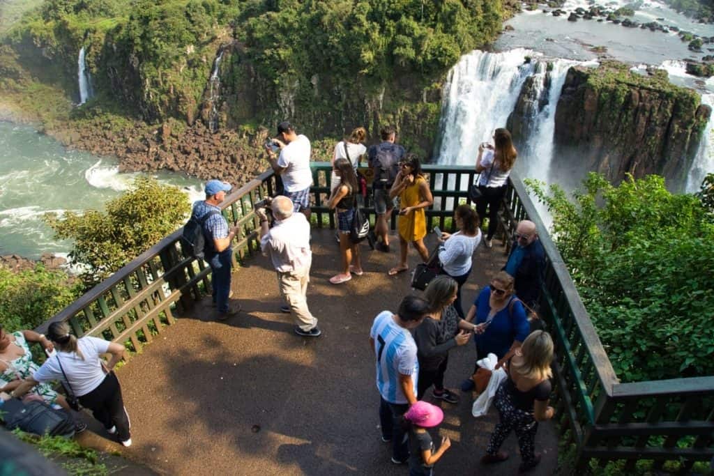 Aussichtsplattform Iguazú-Wasserfälle
