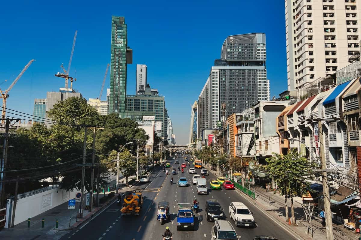 Straßen von Bangkok