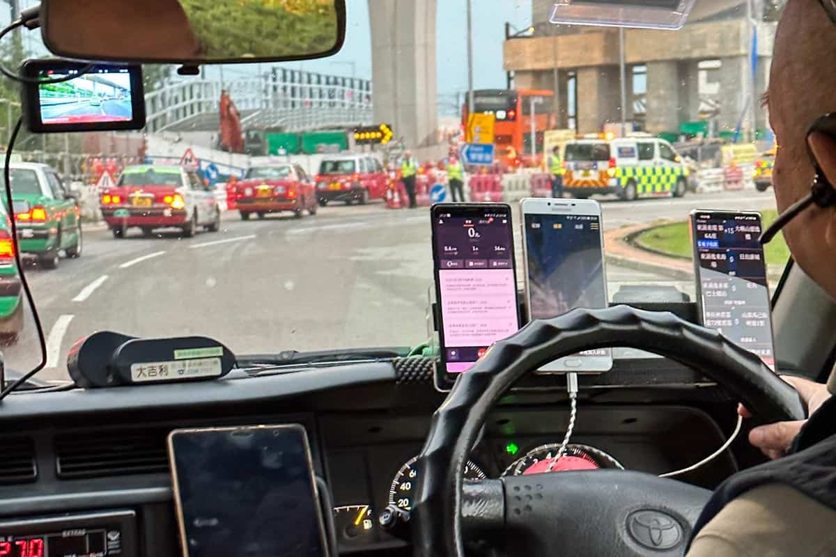 Taxi in Hongkong