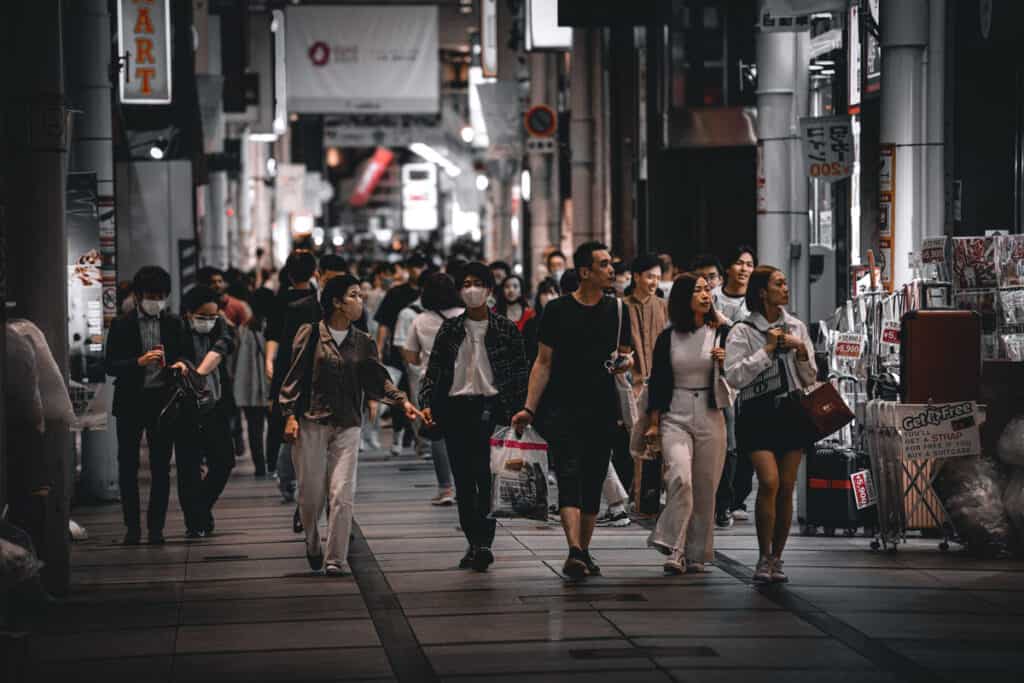 Straßen von Osaka