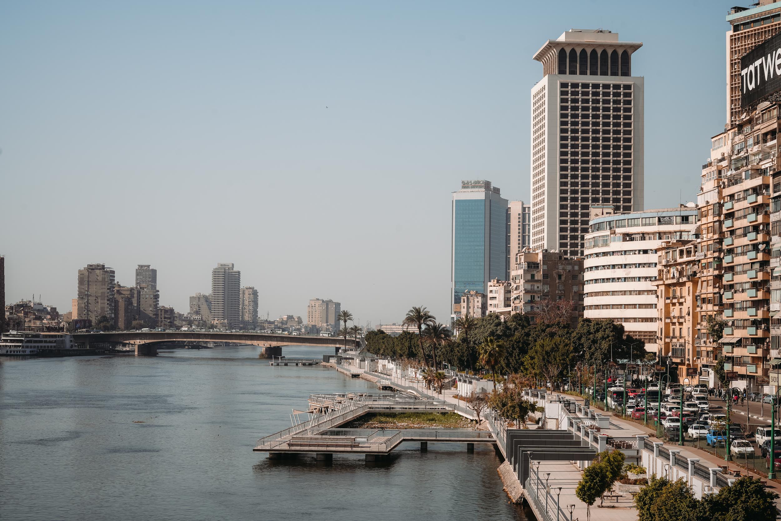 Uferpromenade Nil in Kairo