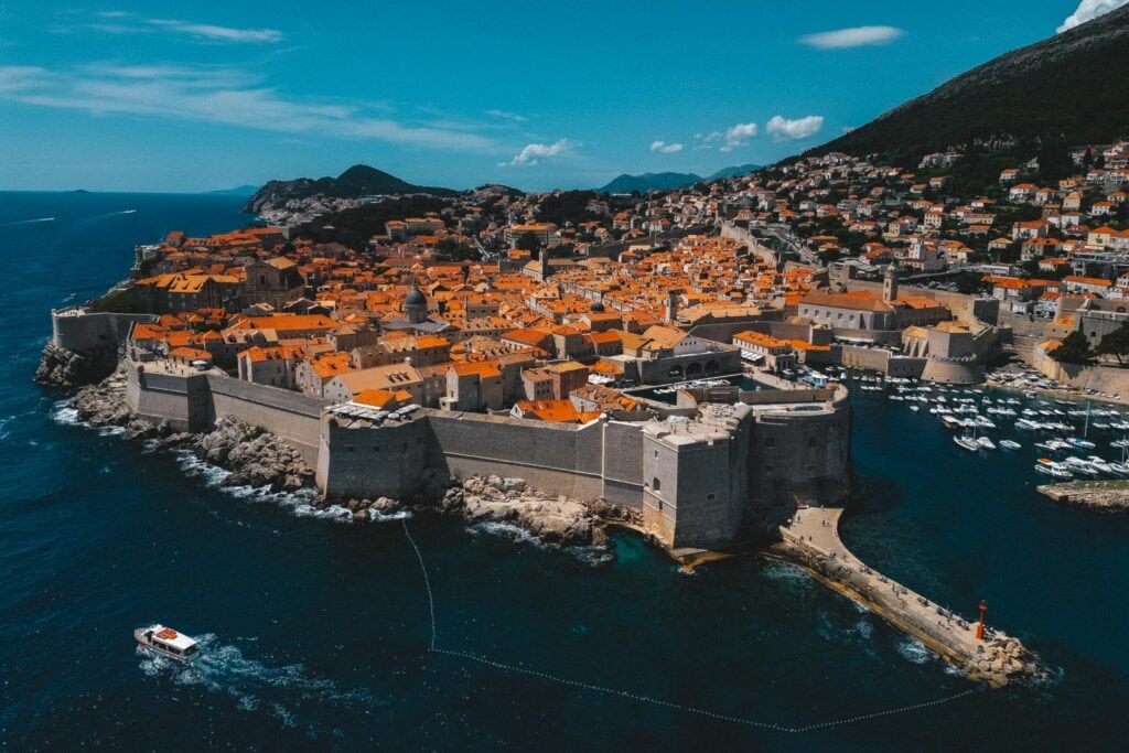 Drohnenaufnahme Dubrovnik