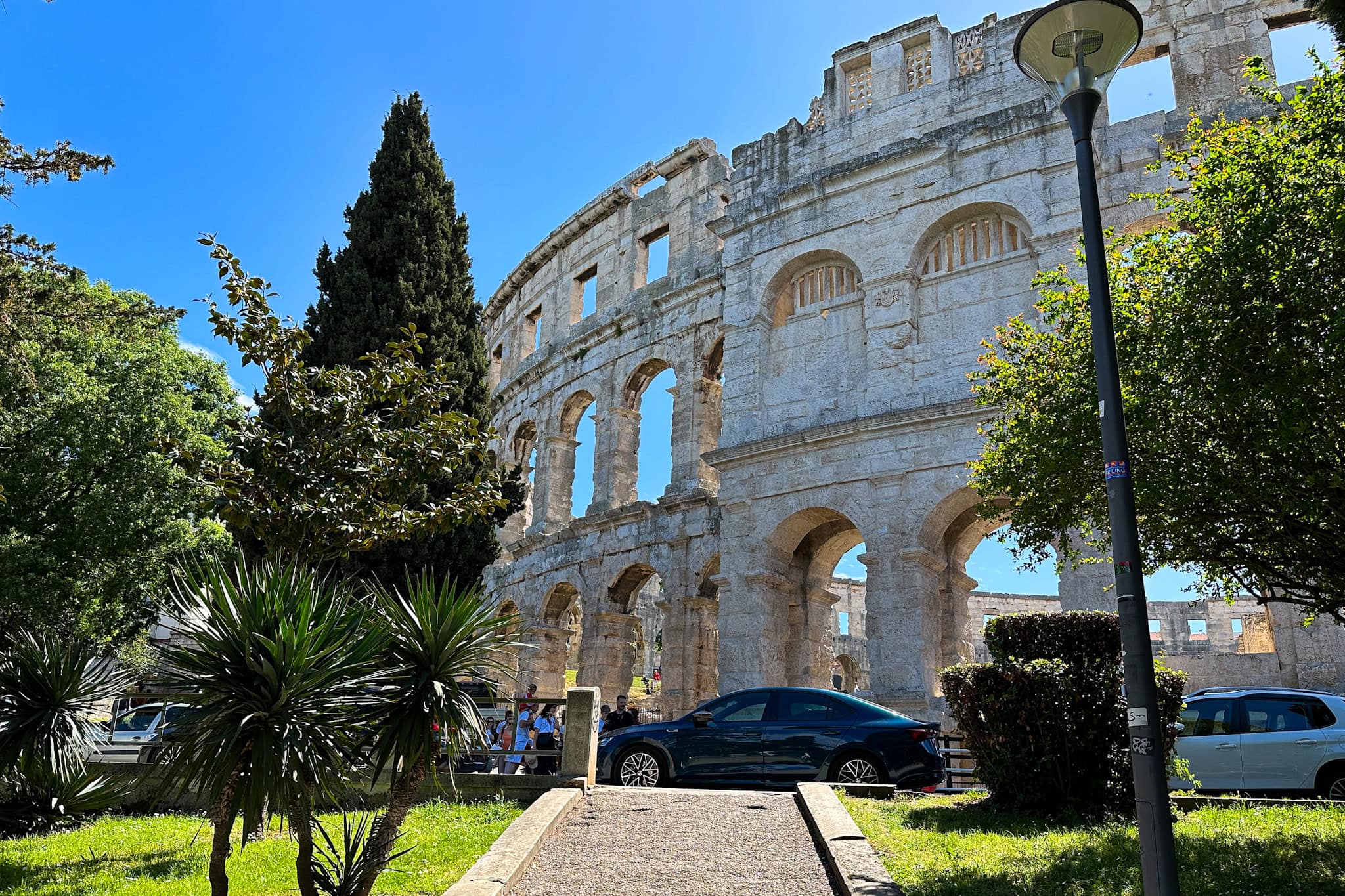 Antikes Bauwerk in Pula