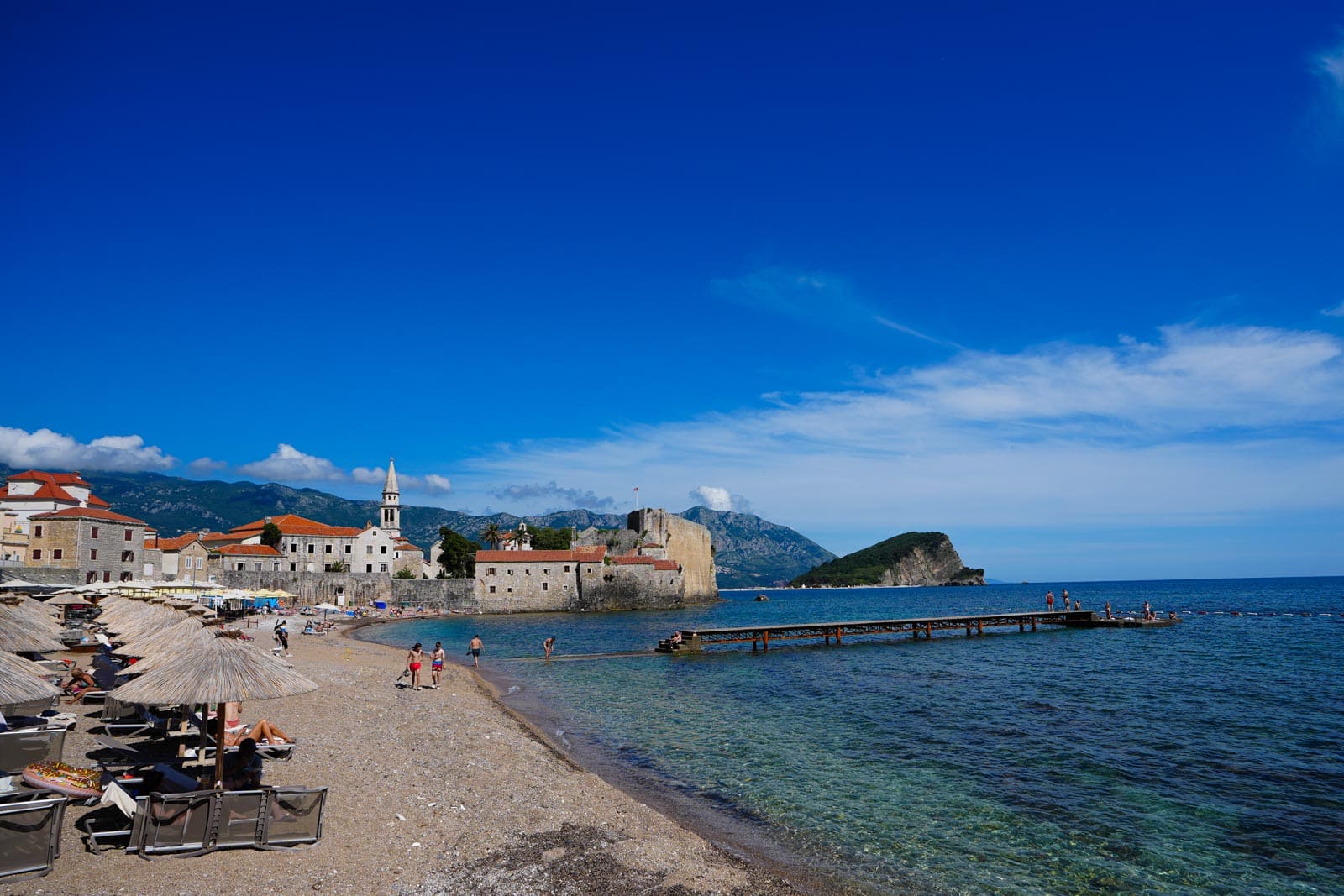 Stadtstrand Budva