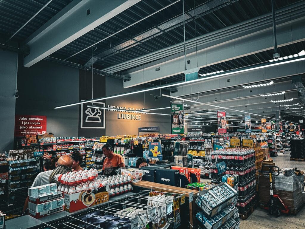 Supermarkt in Kroatien