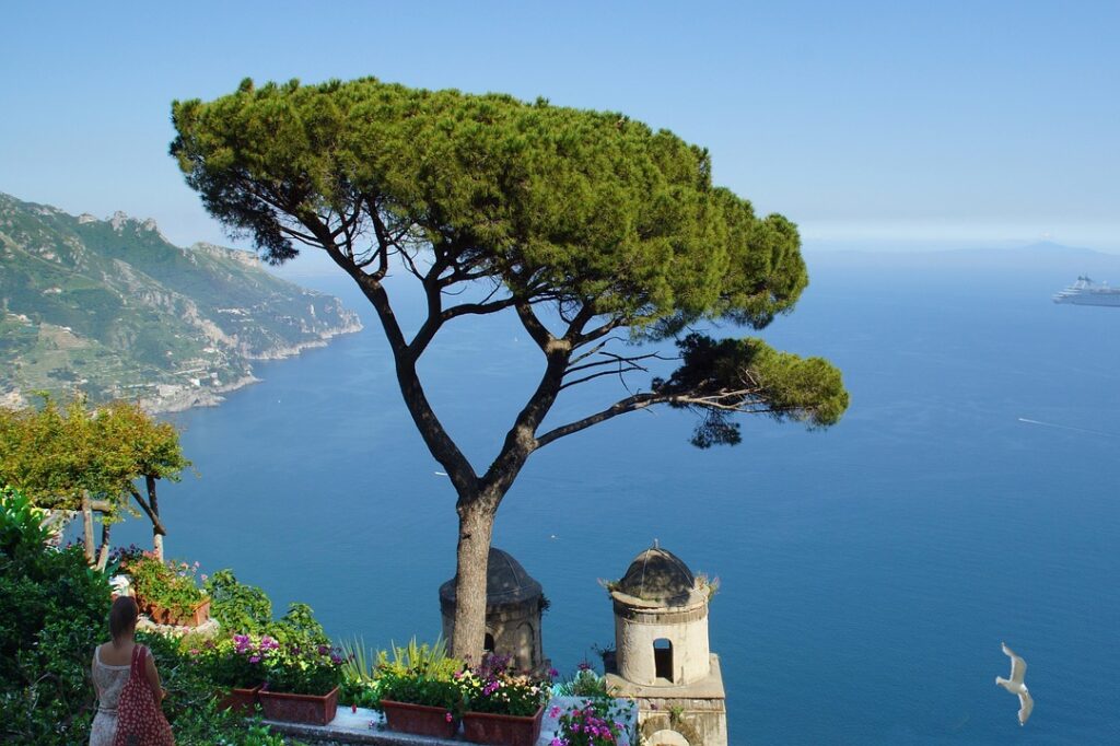 Italien Toskana Blick aufs Meer