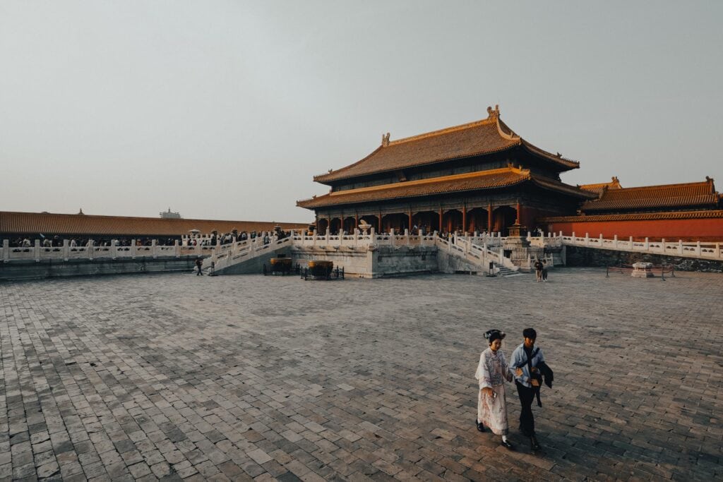 Die Verbotene Stadt in Peking