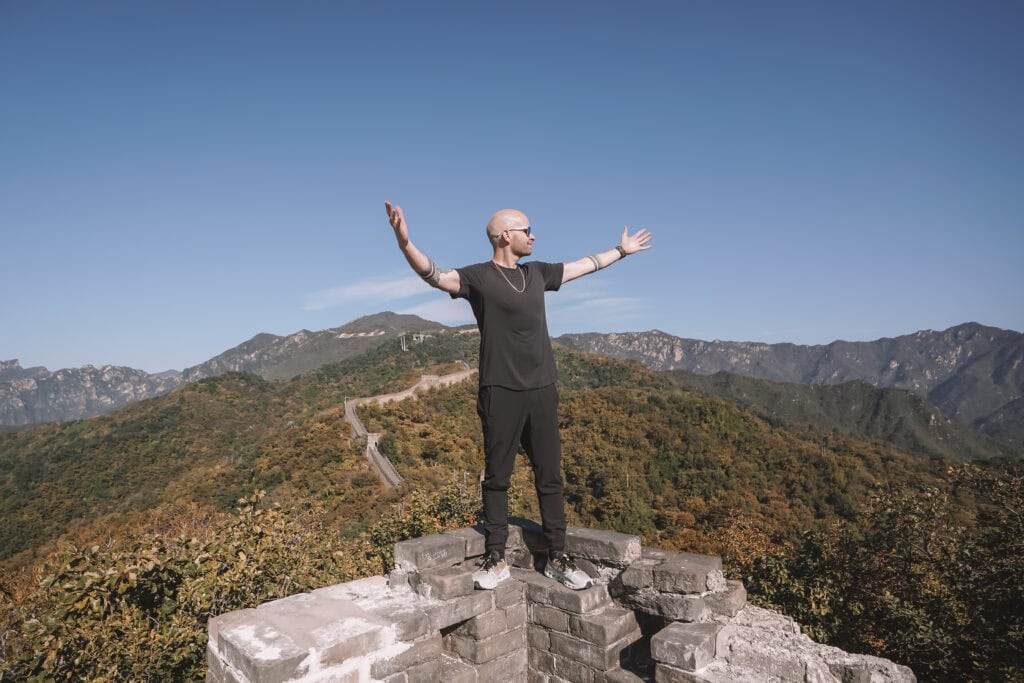 Alleine auf der chinesischen Mauer